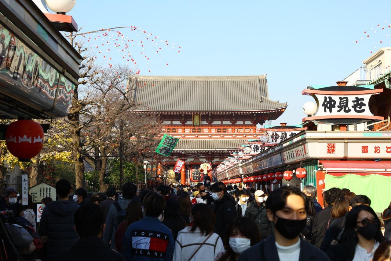 Ryokan Kamogawa Asakusa Tokio Exterior foto